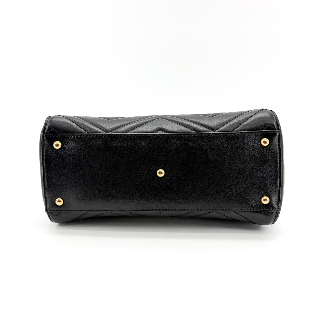 Gucci GG Marmont Tote Matelasse Leather, Black, Leather, Tote Bag