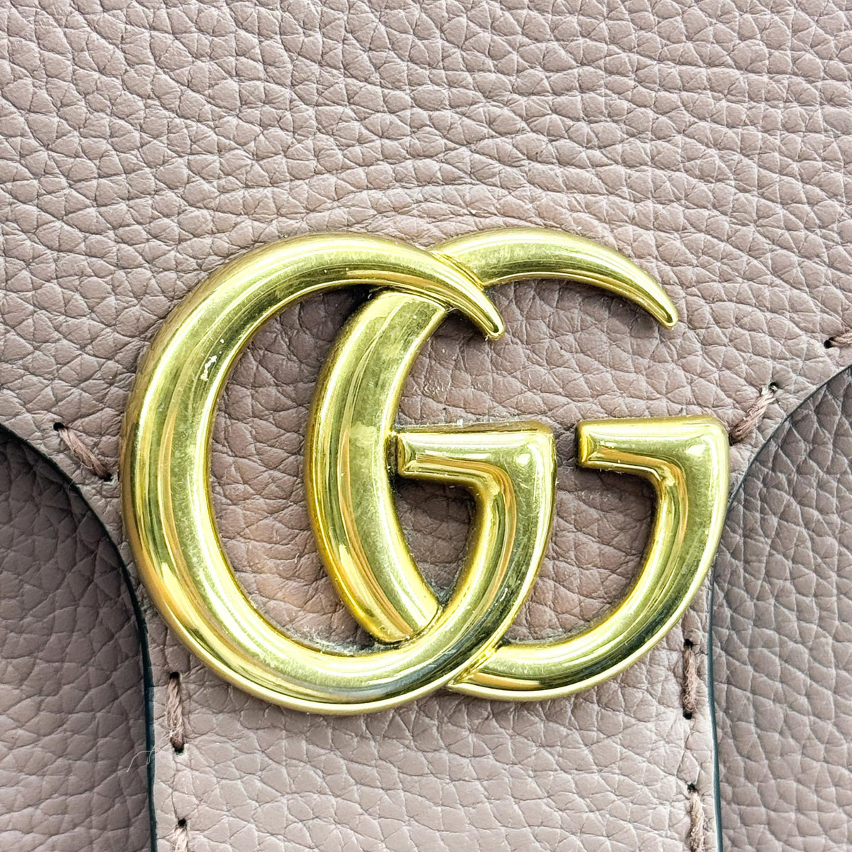 Gucci GG Marmont Top Handle Leather, Pink, Leather, Handbag