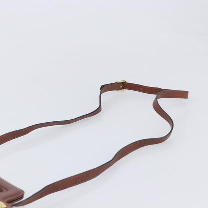 Salvatore Ferragamo Wanda Leather, Brown, Leather, Handbag