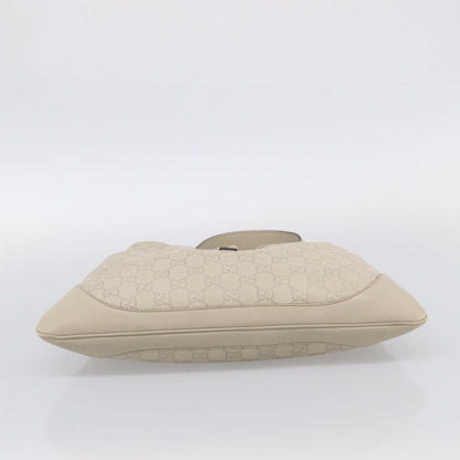 Gucci Jackie Leather, Beige, Canvas, Tote Bag