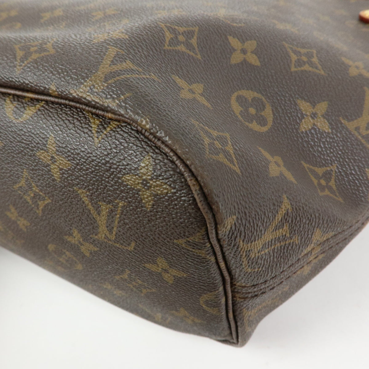 Louis Vuitton Neverfull Monogram Canvas, Brown, Canvas, Tote Bag