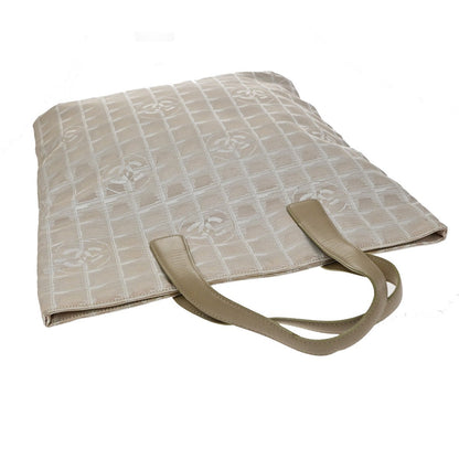Chanel Travel Line Tote Nylon, Beige, Nylon, Tote Bag