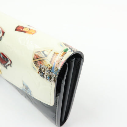 Louis Vuitton Sarah Wallet NM Limited Edition Stickers Monogram Vernis, Multicolour, Patent Leather, Wallet
