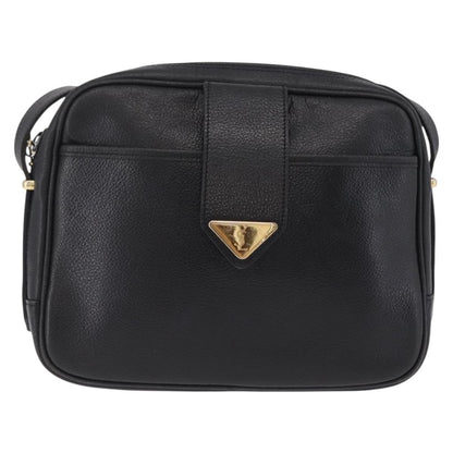 Saint Laurent Vintage Shoulder bag Leather, Black, Leather, Shoulder Bag