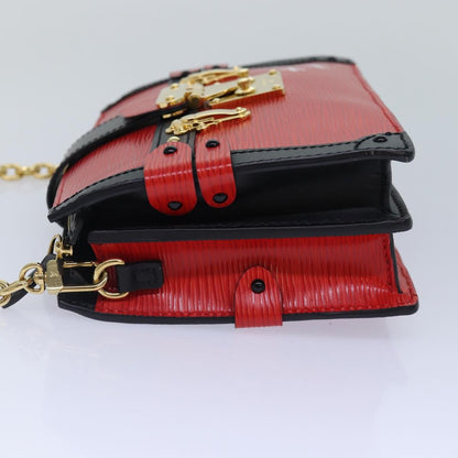 Louis Vuitton Trunk Clutch Epi Leather, Red, Leather, Shoulder Bag