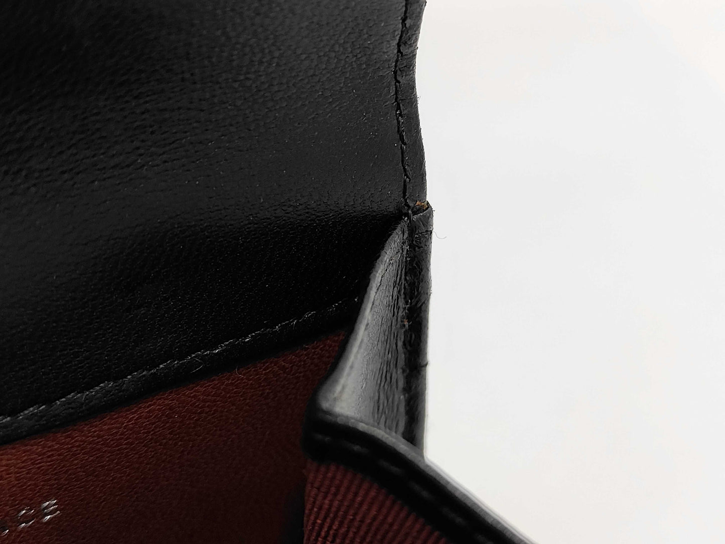 Chanel Trifold Flap Lambskin, Black, Leather, Wallet