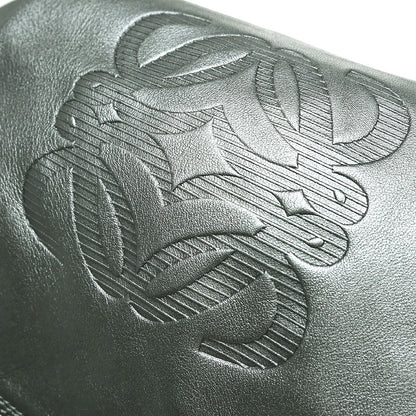 Loewe Anagram Logo Nappa Aire Hand Leather, Gray, Leather, Handbag
