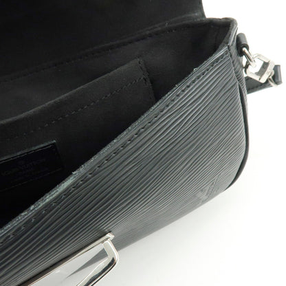 Louis Vuitton Montaigne Clutch Epi Leather, Black, Leather, Clutch