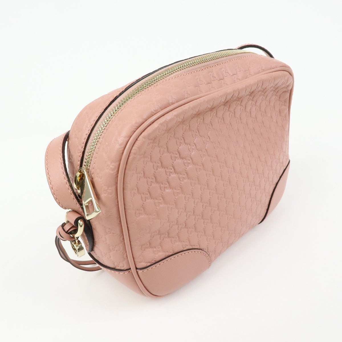 Gucci Bree Disco Microguccissima Leather, Pink, Leather, Crossbody Bag