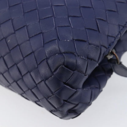 Bottega Veneta Compartment Chain Intrecciato Nappa, Blue, Leather, Shoulder Bag
