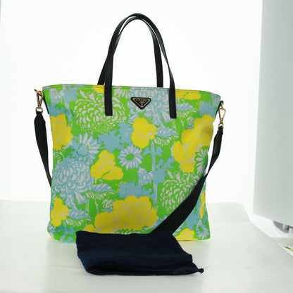 Prada Floreal Tote Printed Tessuto, Multicolour, Nylon, Tote Bag