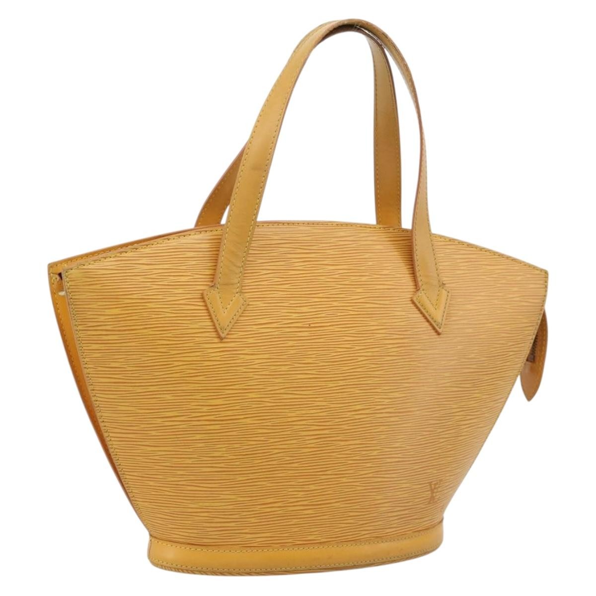 Louis Vuitton Saint Jacques Epi Leather, Yellow, Leather, Handbag