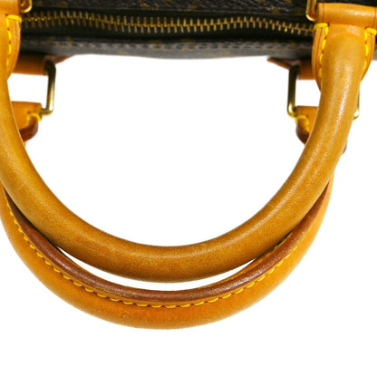 Louis Vuitton Speedy Monogram, Brown, Canvas, Handbag