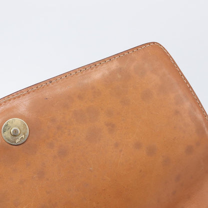 Celine Vintage Macadam Canvas and Leather, Brown, Canvas, Shoulder Bag