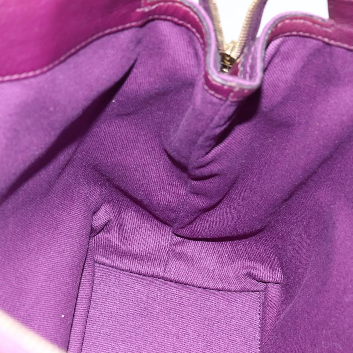 Saint Laurent Bicolor Muse Two Cabas Leather, Purple, Leather, Tote Bag