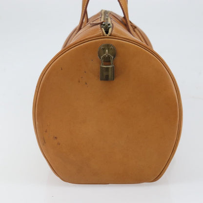 Hermes Vintage Convertible Boston Leather, Brown, Leather, Travel Bag
