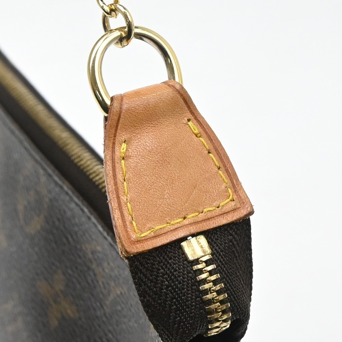 Louis Vuitton Mini pochette accessoires Canvas, Brown, Canvas, Clutch