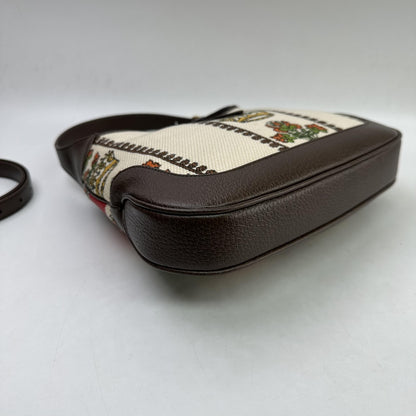 Gucci Vintage Jackie O Web Hobo GG Canvas and leather, Multicolour, Canvas, Shoulder Bag