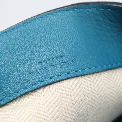Loewe Anagram Leather, Blue, Leather, Tote Bag