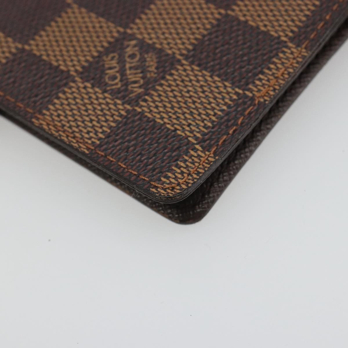 Louis Vuitton Ring Agenda Cover Damier, Brown, Canvas, Briefcase