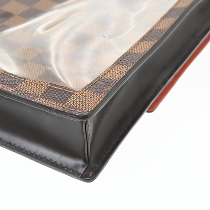 Louis Vuitton Portobello Messenger Damier Ebene, Brown, Canvas, Clutch