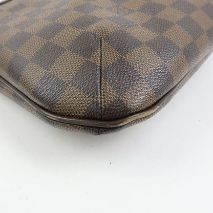 Louis Vuitton Bloomsbury Damier, Brown, Canvas, Shoulder Bag