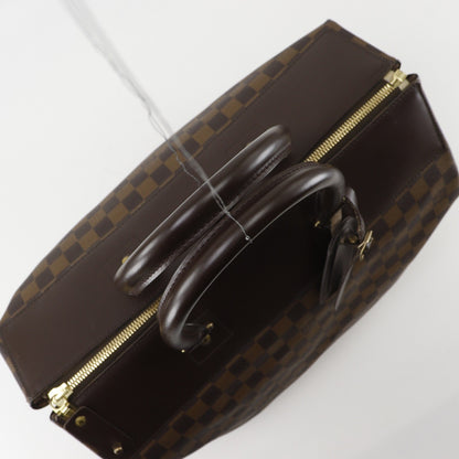 Louis Vuitton Greenwich Damier Ebene, Brown, Canvas, Handbag