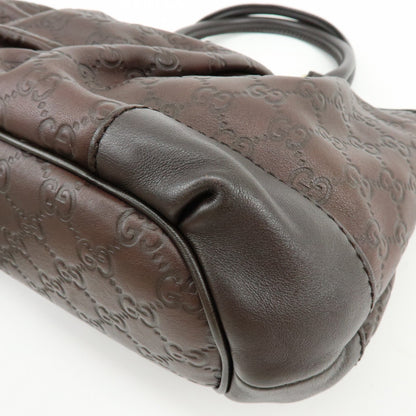 Gucci Sukey Top Handle Satchel Guccissima Leather, Brown, Leather, Handbag