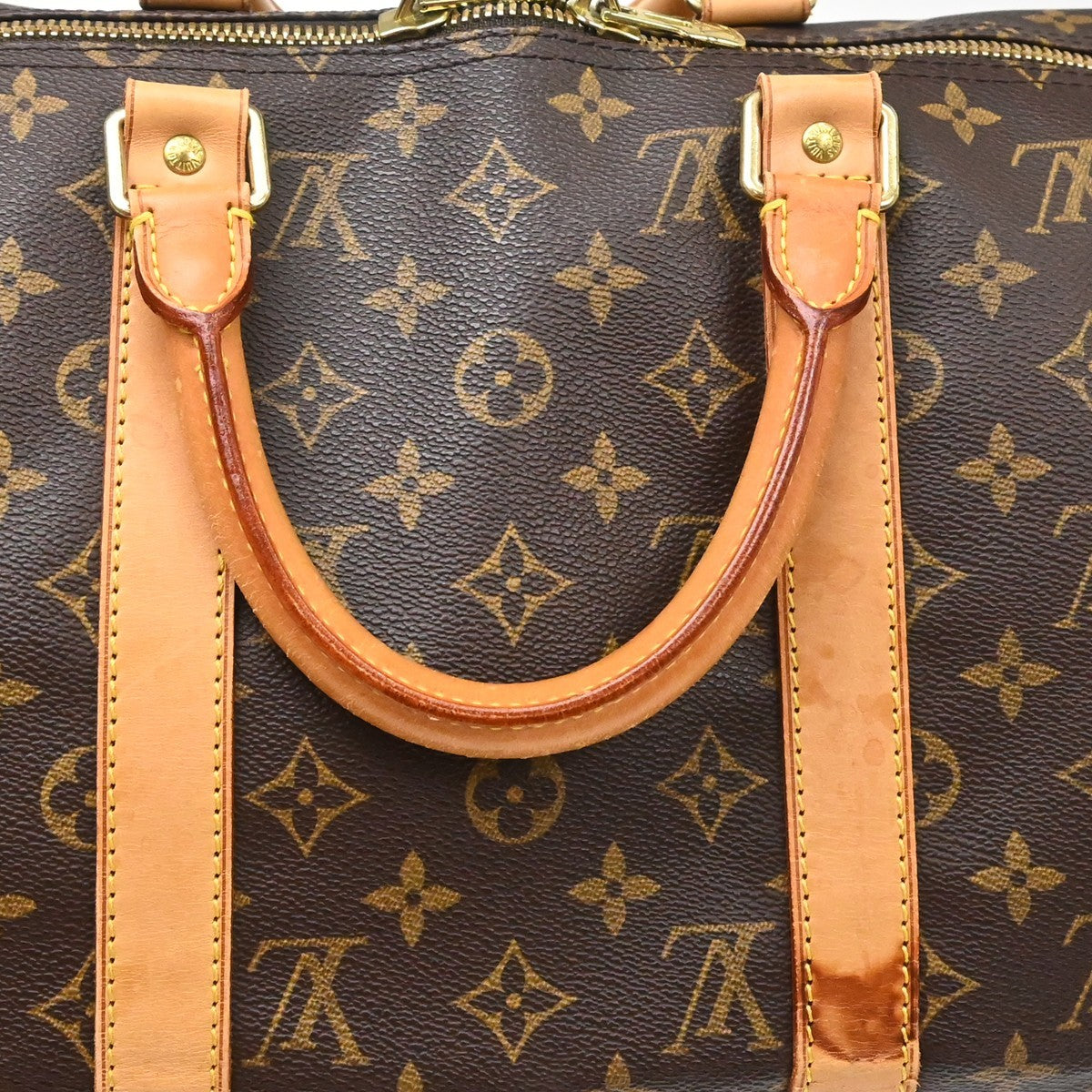 Louis Vuitton Keepall Monogram Canvas, Brown, Canvas, Travel Bag