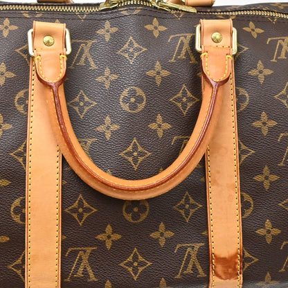 Louis Vuitton Keepall Monogram Canvas, Brown, Canvas, Travel Bag