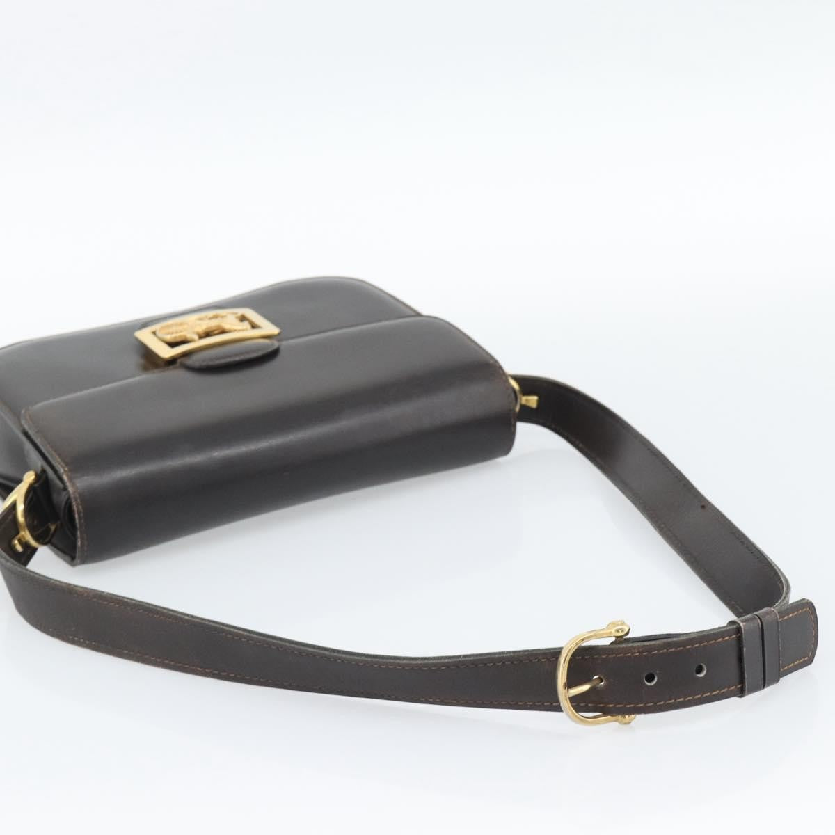Celine Horse Carriage Leather, Brown, Leather, Shoulder Bag