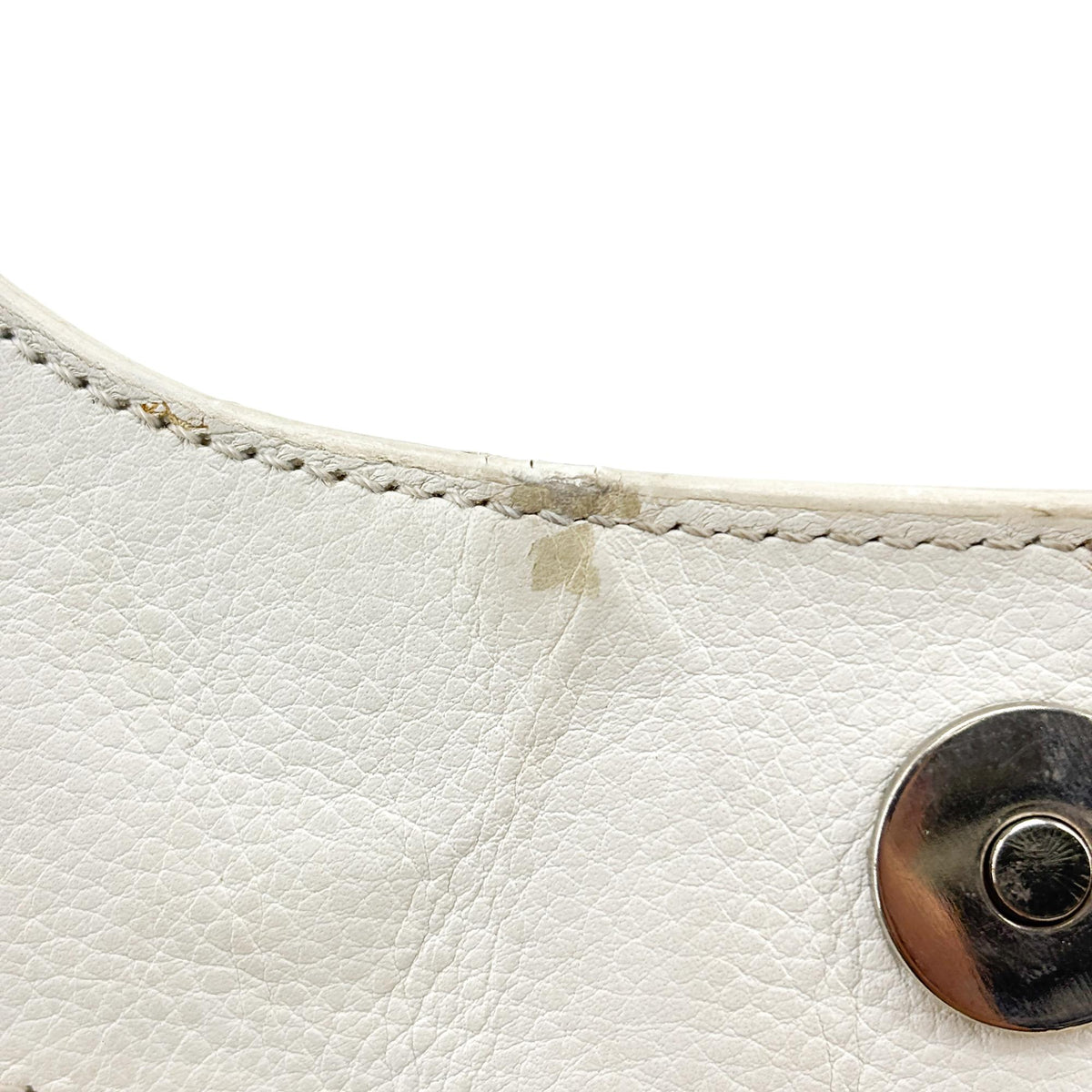 Christian Dior Vintage Trotter Street Chic Pocket Hobo Diorissimo Canvas, White, Canvas, Shoulder Bag
