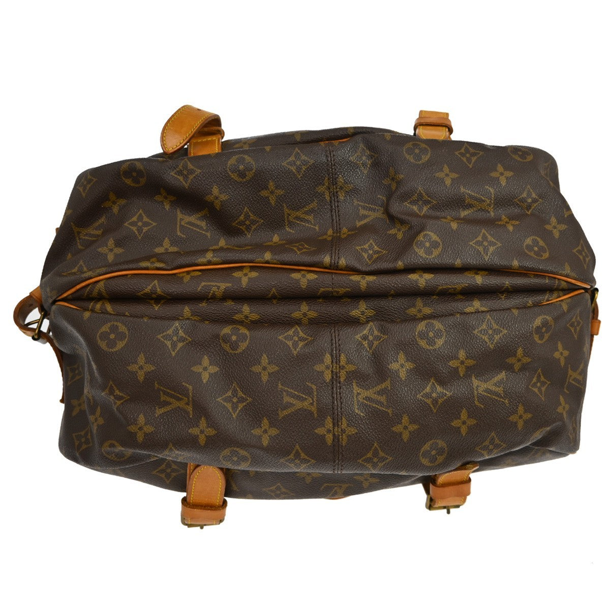 Louis Vuitton Saumur Monogram, Brown, Canvas, Shoulder Bag