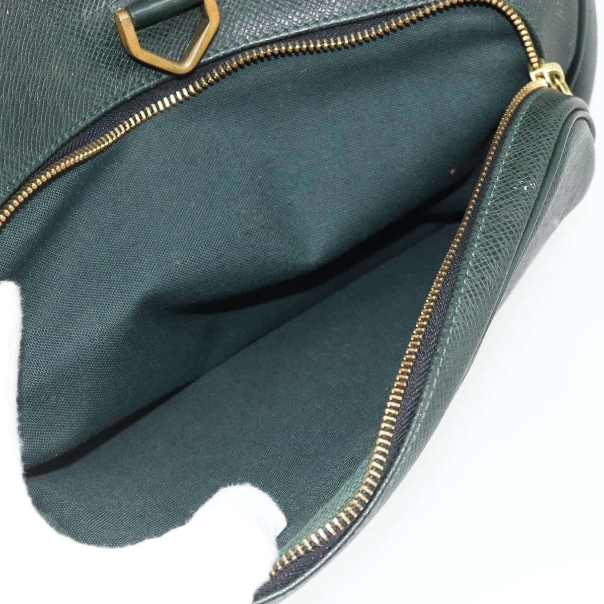 Louis Vuitton Cassiar Taiga Leather, Green, Leather, Backpack