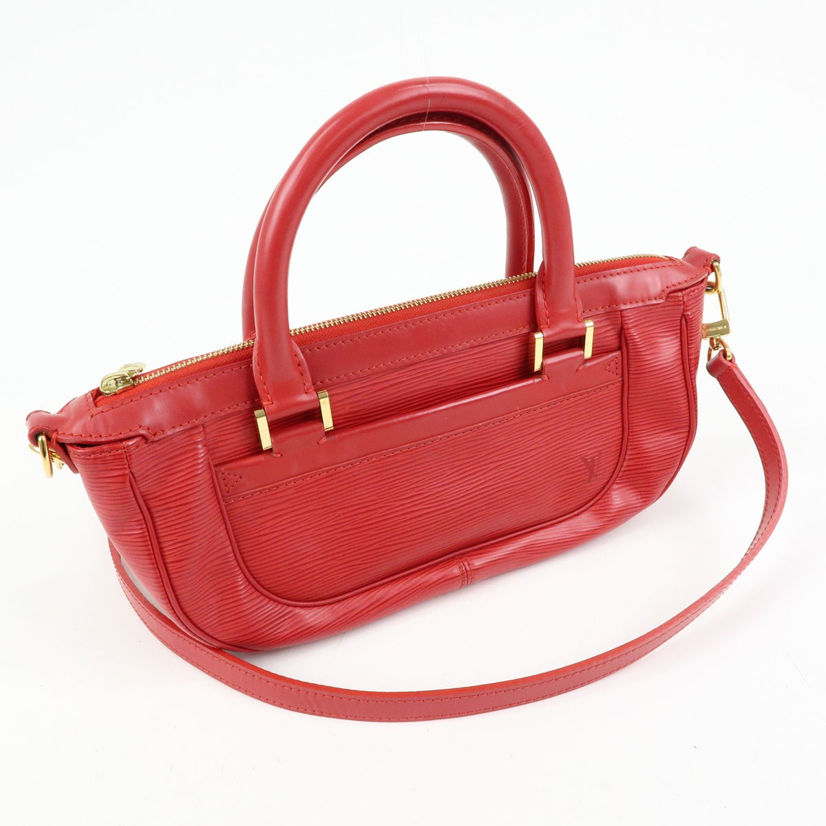 Louis Vuitton Dhanura Epi Leather, Red, Leather, Handbag