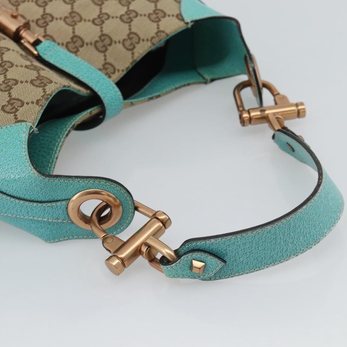 Gucci Jackie Canvas, Brown, Canvas, Handbag
