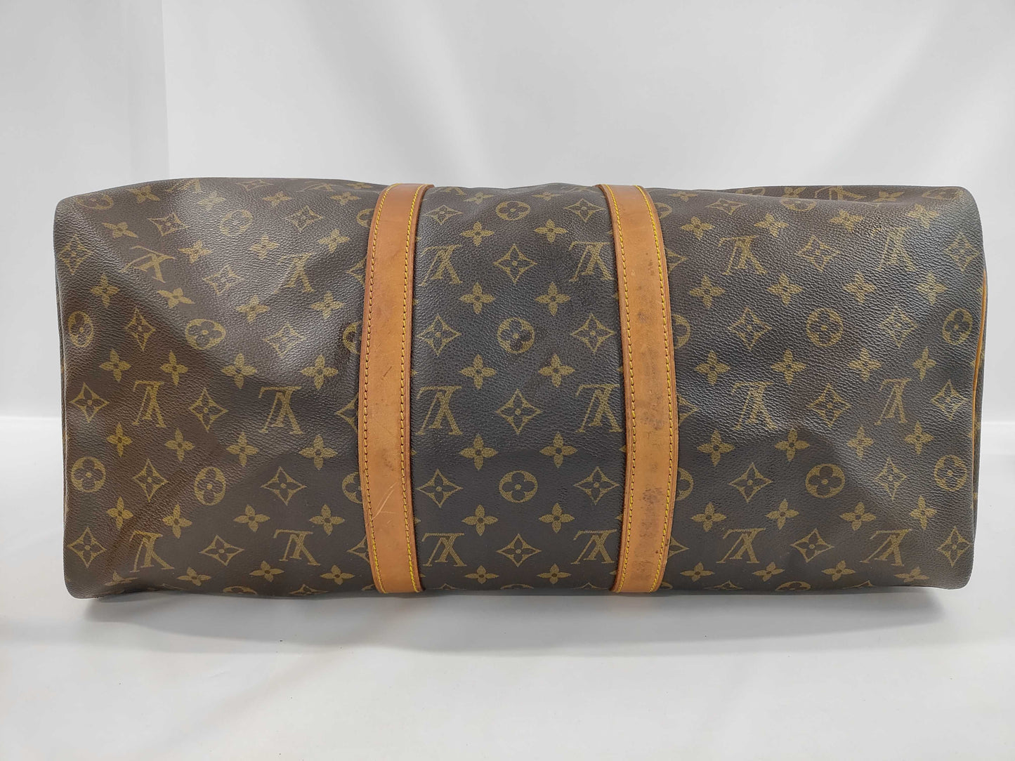 Louis Vuitton Keepall Monogram Canvas, Brown, Canvas, Travel Bag
