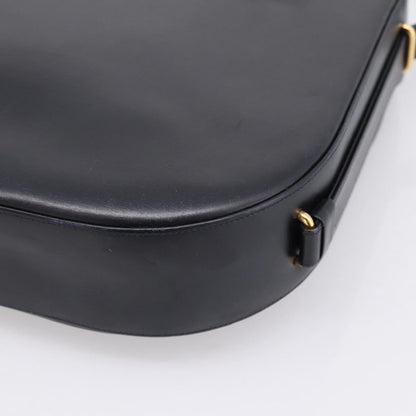 Cartier Sapphire Line Leather, Black, Leather, Shoulder Bag