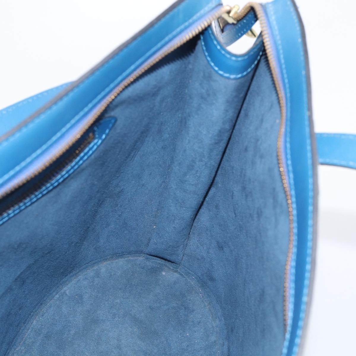 Louis Vuitton Saint Jacques Epi Leather, Blue, Leather, Handbag