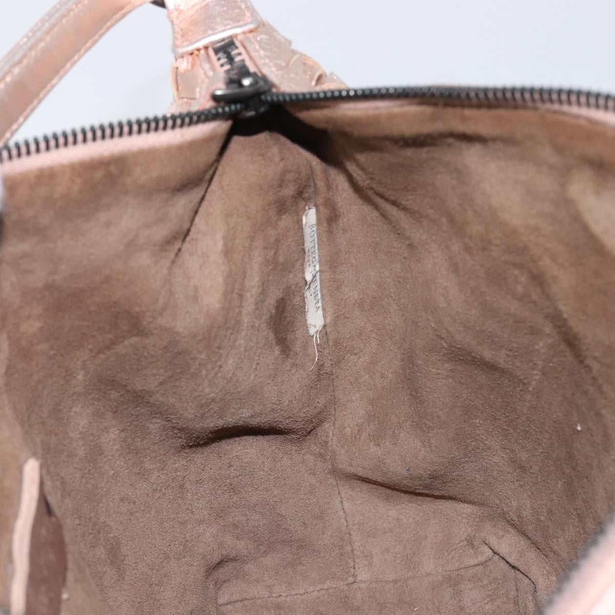 Bottega Veneta Zip Hobo Intrecciato Nappa, Pink, Leather, Shoulder Bag