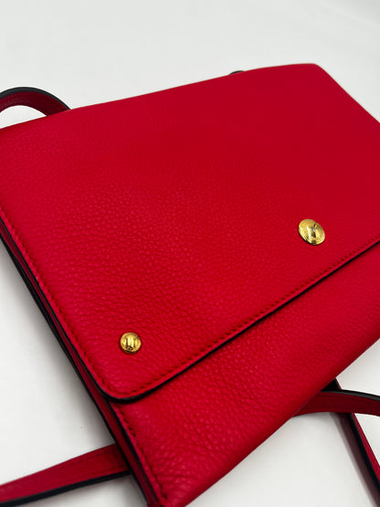Burberry Shoulder bag Red leather, Red, Leather, Shoulder Bag