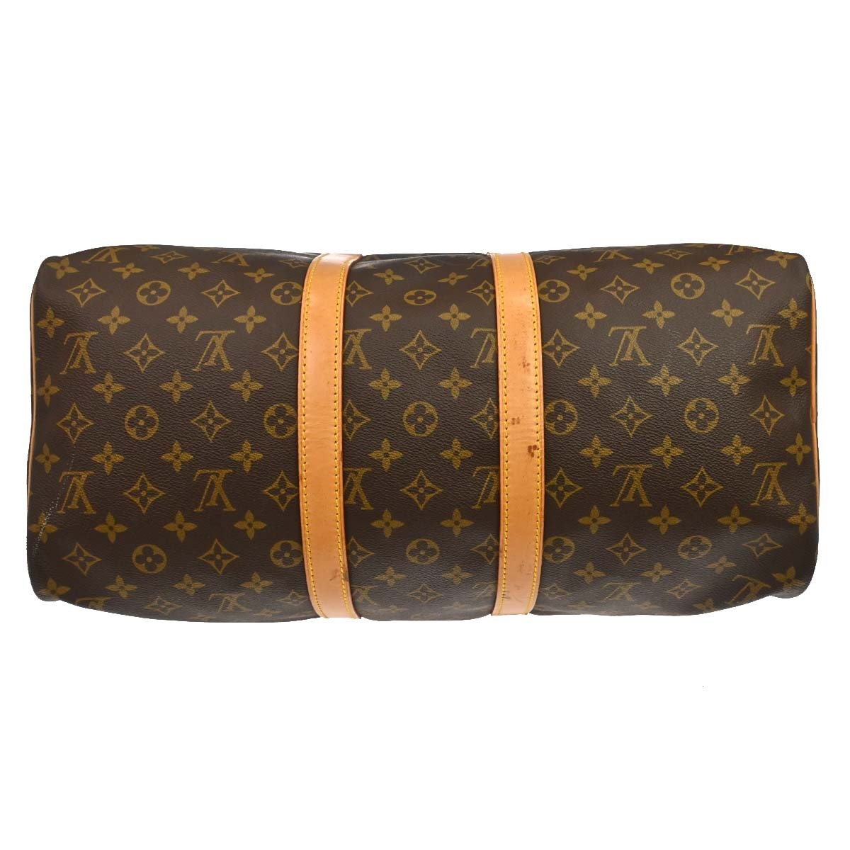 Louis Vuitton Keepall Monogram Canvas, Brown, Canvas, Travel Bag