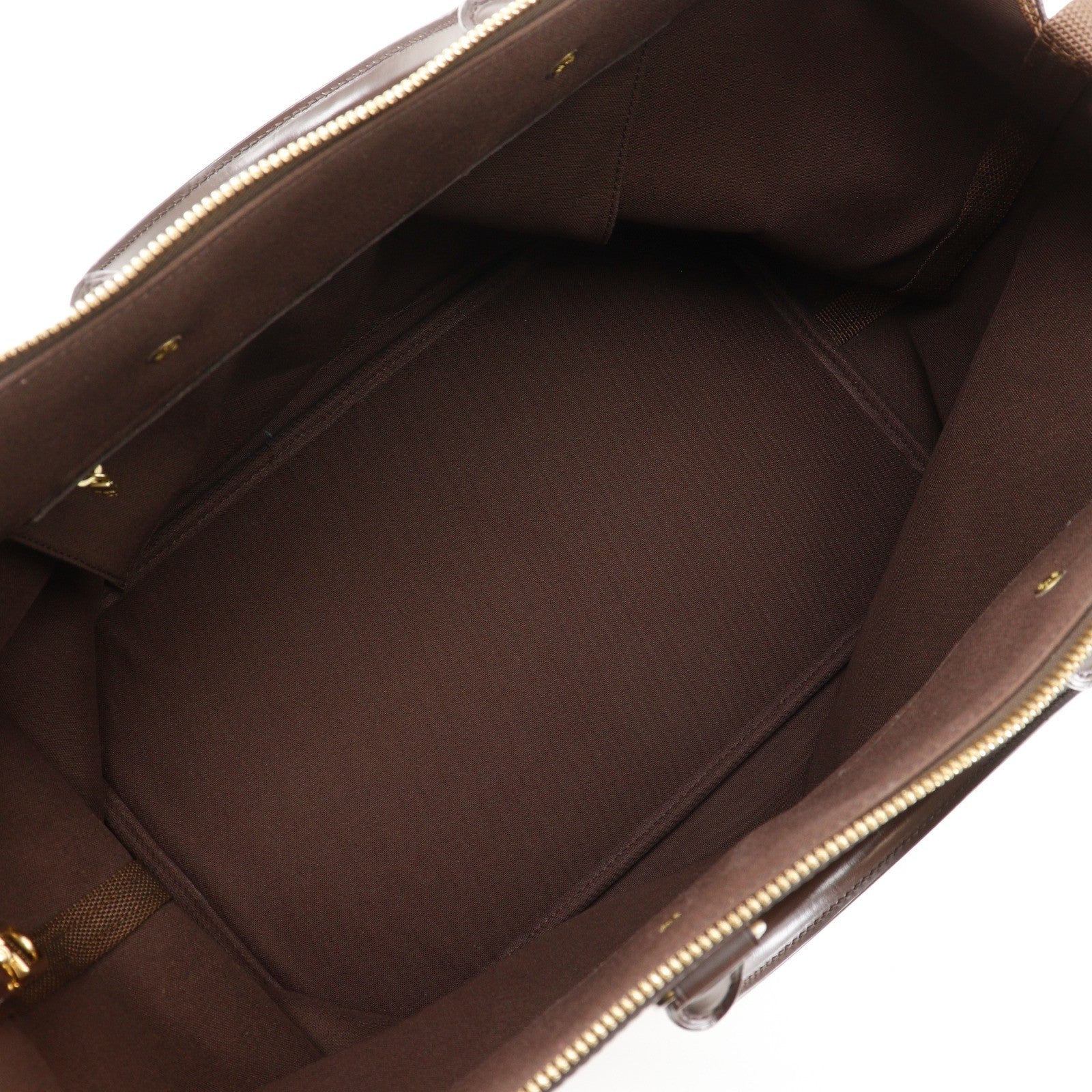 Louis Vuitton Greenwich Damier Ebene, Brown, Canvas, Handbag