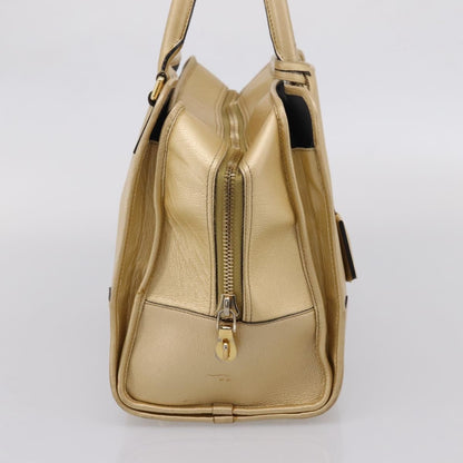 Loewe Amazona Leather, Gold, Leather, Handbag