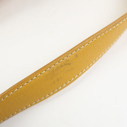 Loewe Anton Leather, Yellow, Leather, Backpack