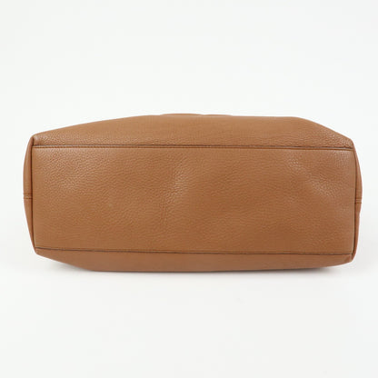 Gucci Soho Chain Strap Leather, Brown, Leather, Shoulder Bag