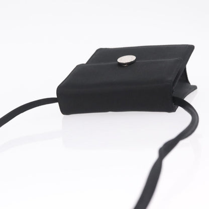 Bvlgari Shoulder Satin, Black, Satin, Shoulder Bag