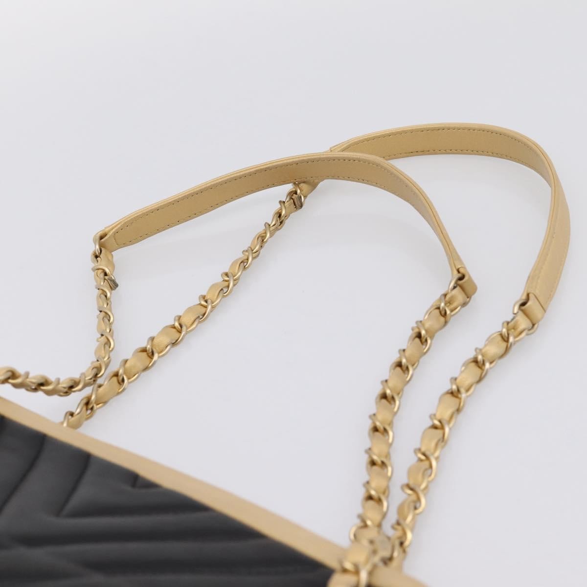 Chanel Camera Chevron Lambskin, Beige, Leather, Shoulder Bag