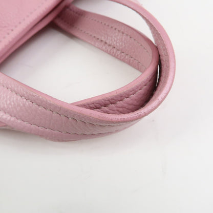 Balenciaga Everyday 2.0 North South Leather, Pink, Leather, Tote Bag