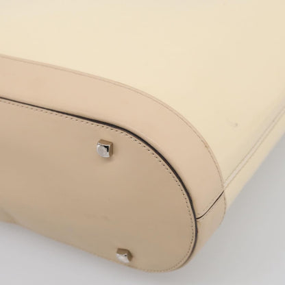 Salvatore Ferragamo Vintage Patent Leather, Beige, Patent Leather, Shoulder Bag